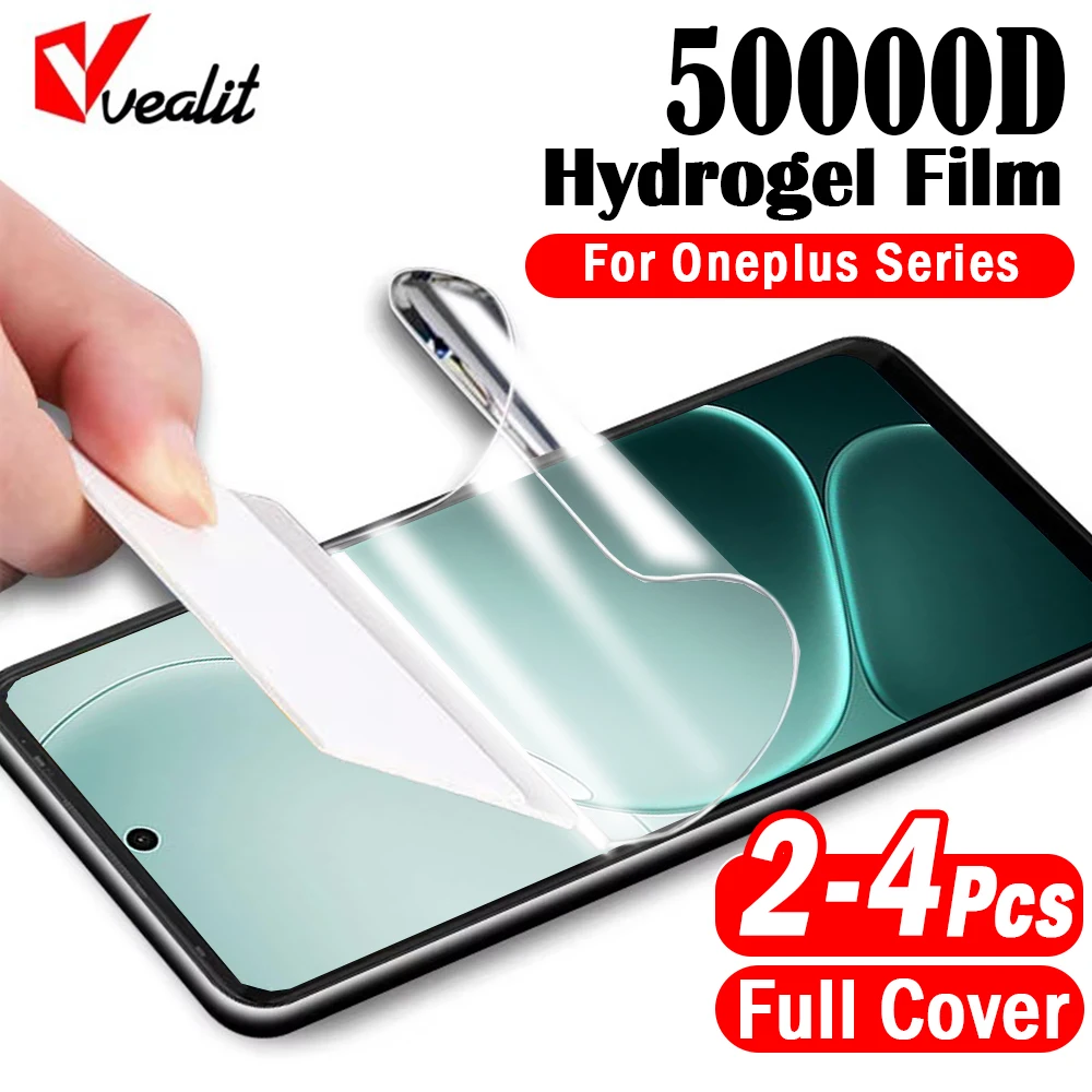 

2-4pcs Clear Hydrogel Film for Oppo A6 A5 Pro A6x A6 Max A6 GT Screen Protector for OPPO Reno 14 15 Pro Mini 15C Film not glass