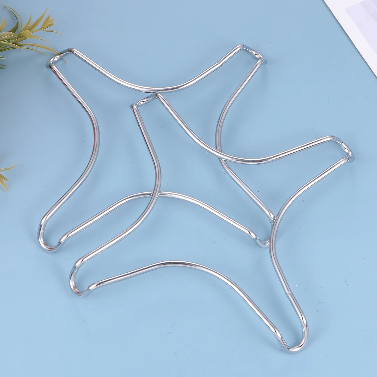 

3 Pcs Rack Stainless Steel Rustproof Stable Kitchen Gas Steam Milk Coffee Storage ganizer Pot Rack