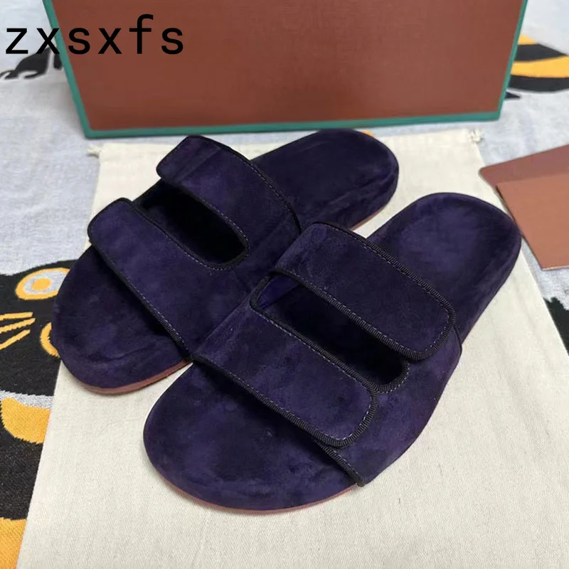 New Summer Walk Slides Women Flat Platfrom Slippers Peep Toe Beach Shoes For Women Flat Slippers Ladies Sandalias Mujer