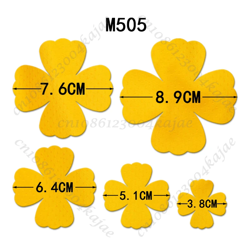 Clover，Flower New Cutting Dies 2024 New Arrivals Scrapbooking 16MM Knife Suitable for Most Wooden Cutting Dies Machines