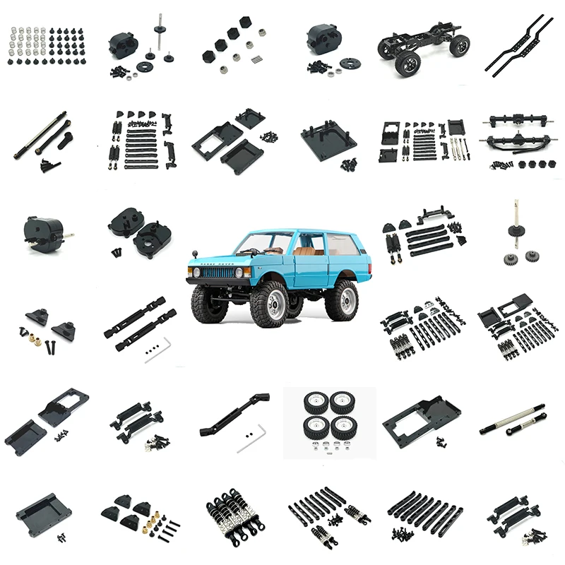 

MN Model MN168 MN78 1/12 RC automotive parts metal upgrade accessories Front and Rear Door Bridge Assembly Shock Absorber Tail