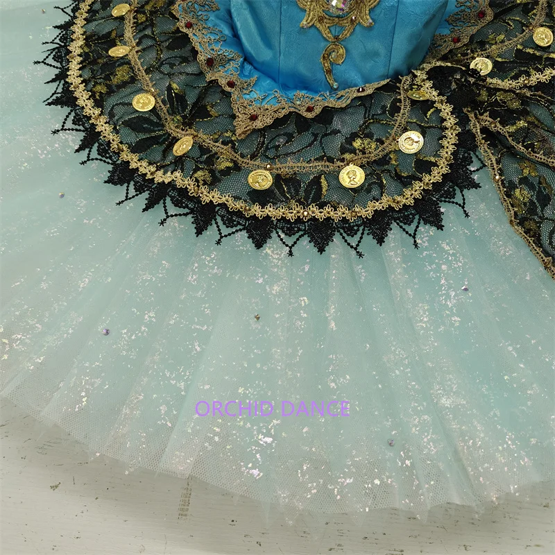 high quality fashion Unique Design Kids Girls Children Women Adult Performance Wear blue  Ballet Tutu Costumes