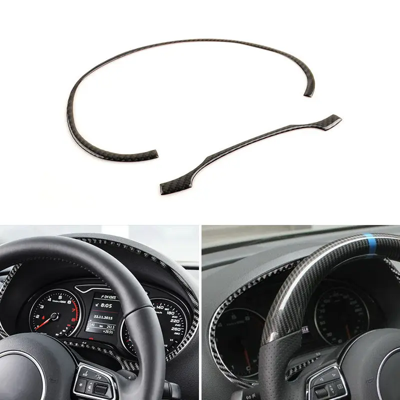 Car Accessories Dashboard Panel Speedometer Frame Surround Sticker Trim For Audi A3 8V S3 RS3 2013 2014 2015 2016 2017 2018 2019