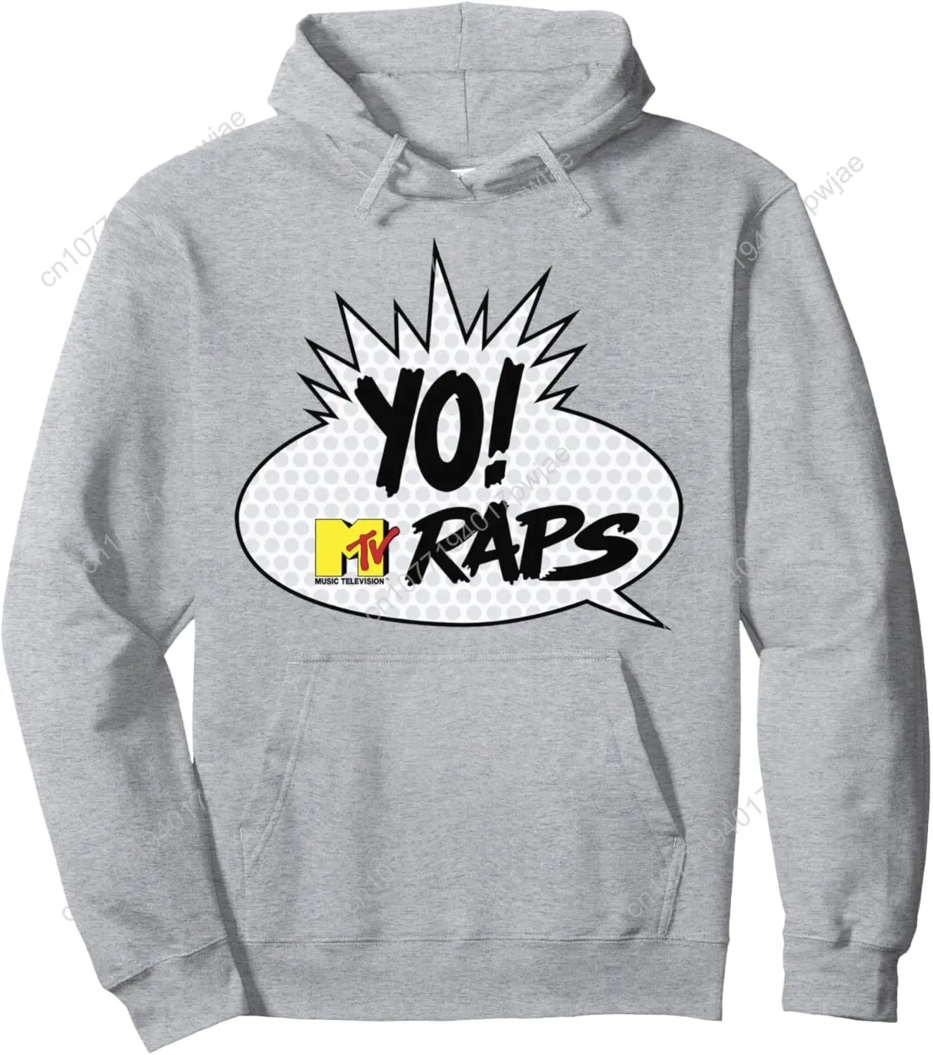 เอ็มทีวี โย! เสื้อฮู้ดมีฮู้ดลายการ์ตูน MTV Raps Comic Book Talk Bubble