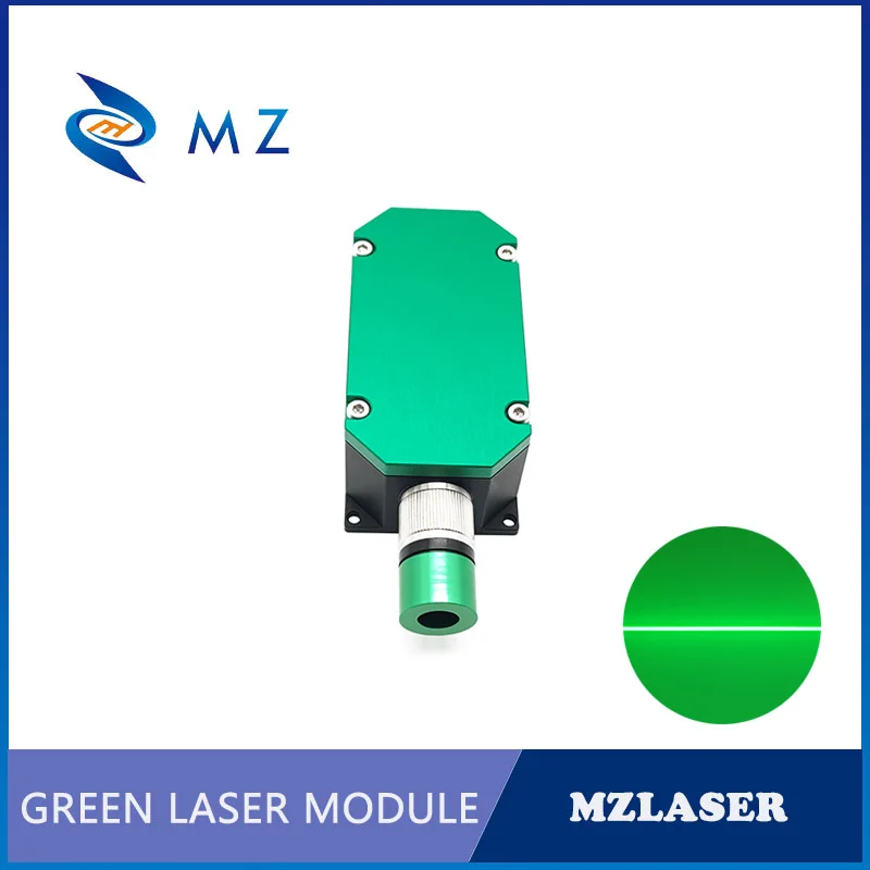 Imagem -04 - Alto Brilho cw Linha Verde Módulo de Diodo Laser Foco Ajustável 520nm Lente do Poder 500mw Longa Vida Classe Industrial