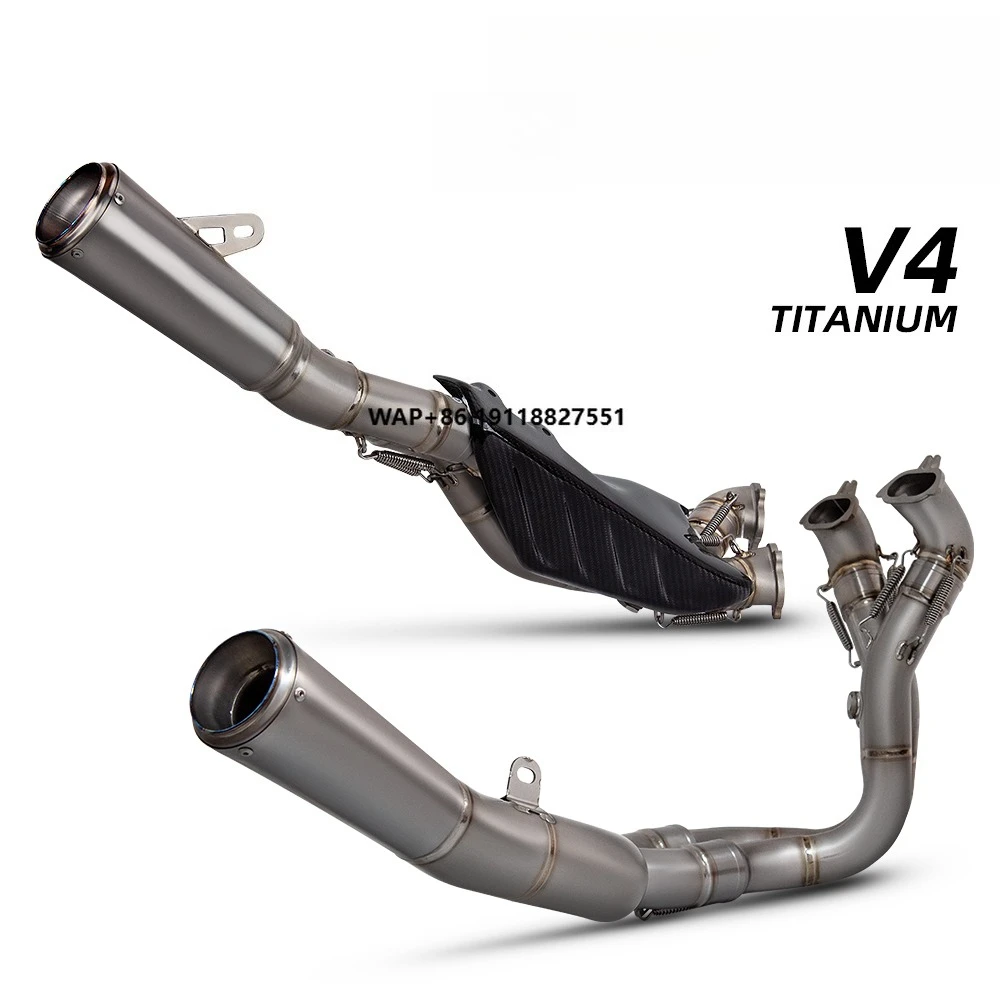 

Panigale V4 Exhaust System for V4 V4R V4S Streetfighter V4S SF V4 2018-2024 Motorcycle Exhausts Pipe Kit Manifold Muffler