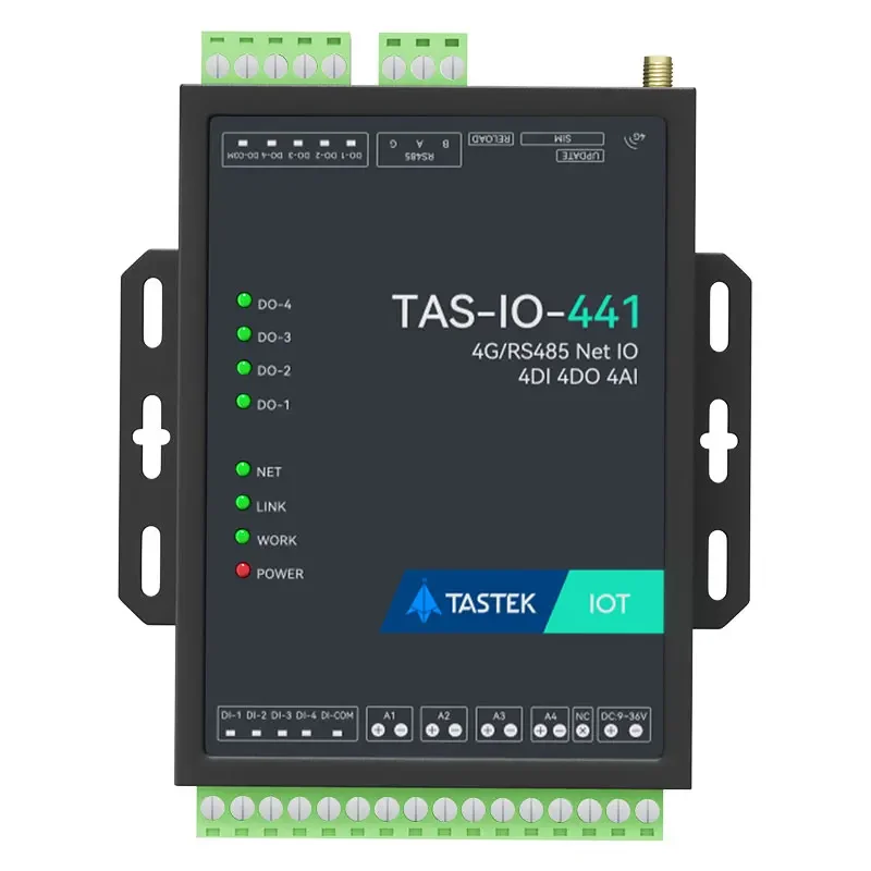 Módulo de adquisición analógica 4gdtu comunicación remota interruptor io giro de corriente 485 entrada y salida datos modbus