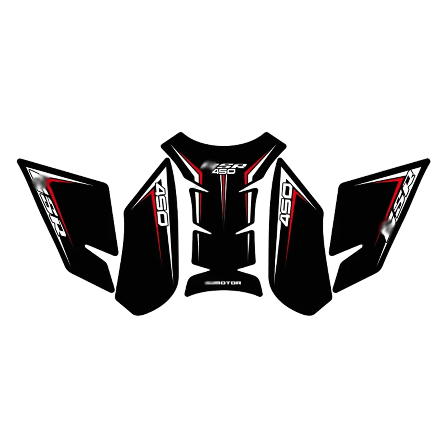 Fuel Tank Sticker Anti Wear And Anti Slip Body Decoration Protection Sticker Modification Accessories For QJMOTOR RACE 450
