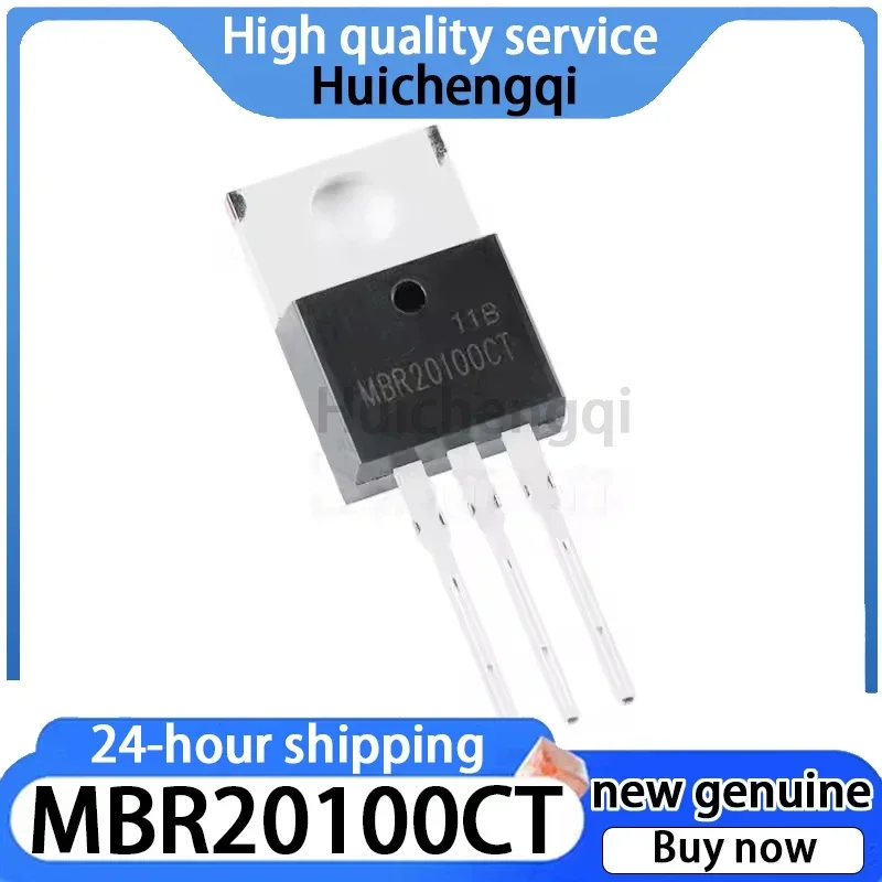 10PCS MBR20100CT MBR20100 Packaged TO-220 Schottky Diode