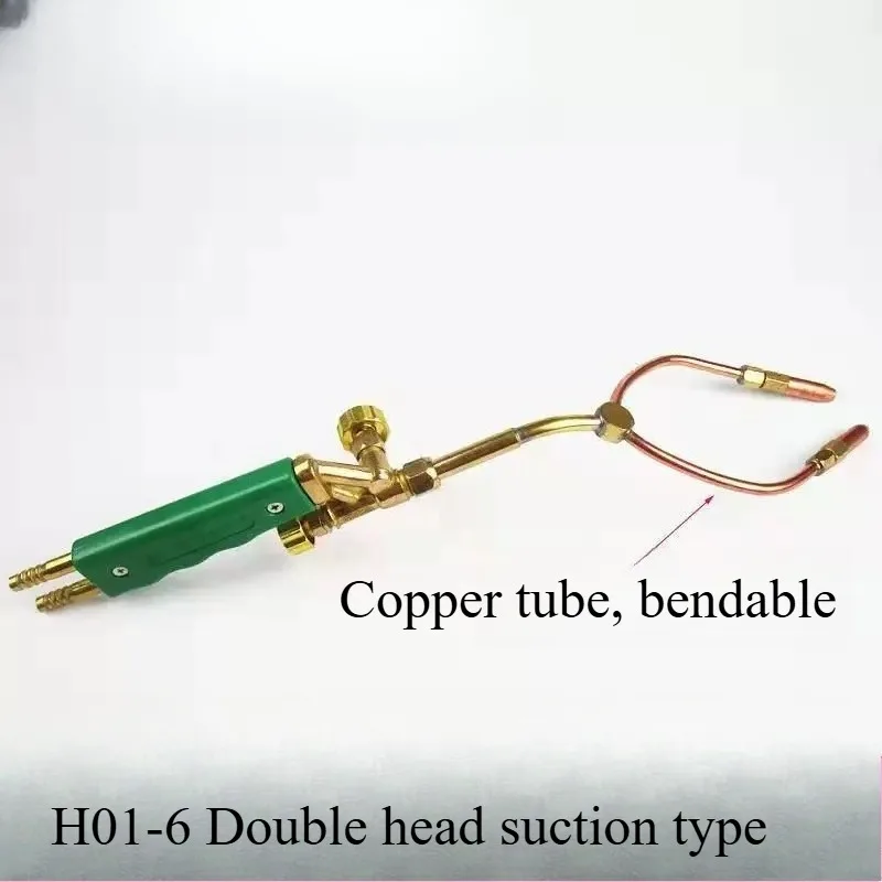 Shooting and Suction H01-6 Small All-copper Double-head Propane 4L Welding Torch Accessories