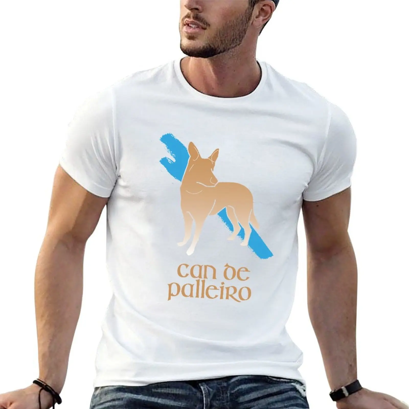 Can de Palleiro (version without border - filled brown) T-Shirt funny t shirts cotton man tshirt cotton tshirt 100% T-shirt