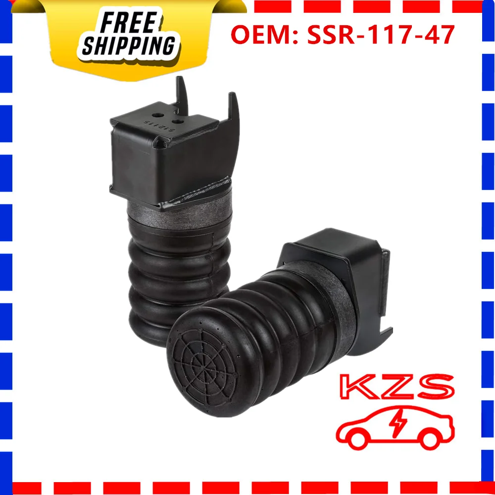 1/2PCS New SSR-117-47  Left/Right Rear Air Helper Spring Kit for Ford F-150 1500 (lb) Capacity at 50% Compression