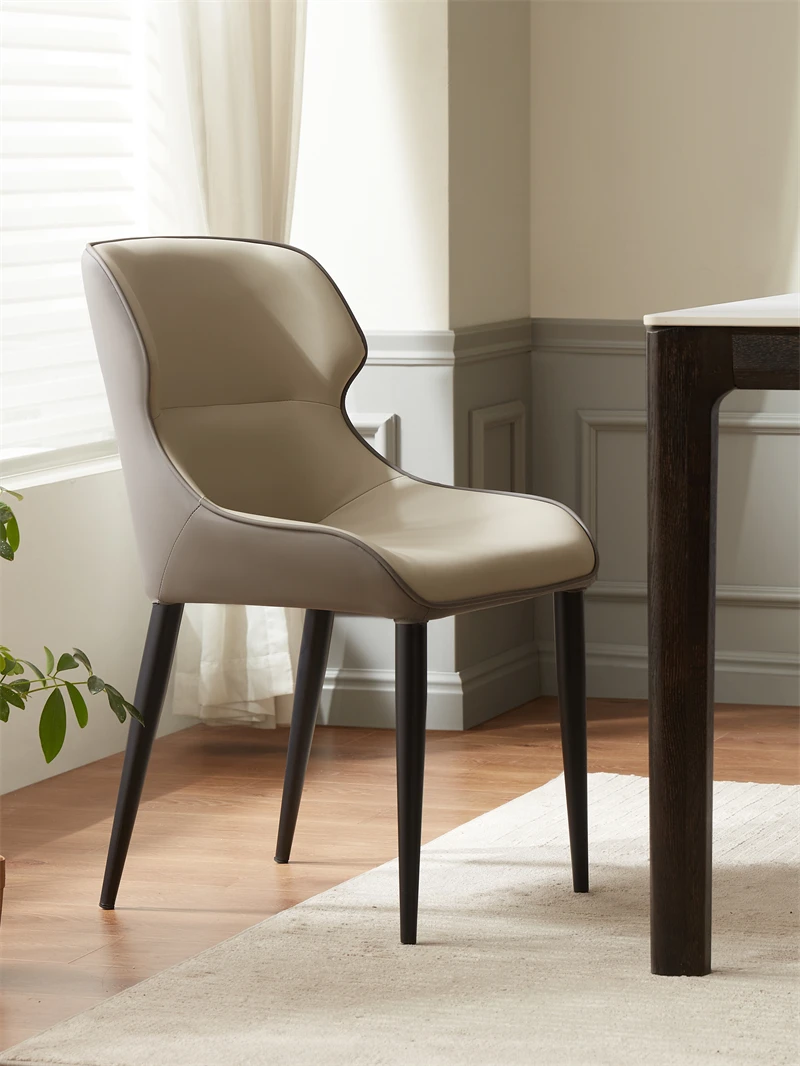 

M6123 Nordic Luxury Restaurant Home Kitchen Dinning Chairs Upholstery Soft Leather Dining Room 4 Chairs