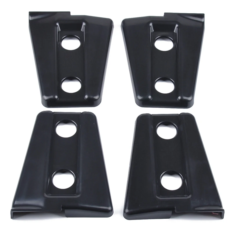 8X Car Abs Door Hinge Cover Trim For Jeep Wrangler Jk Unlimited 4 Door 2007-2017