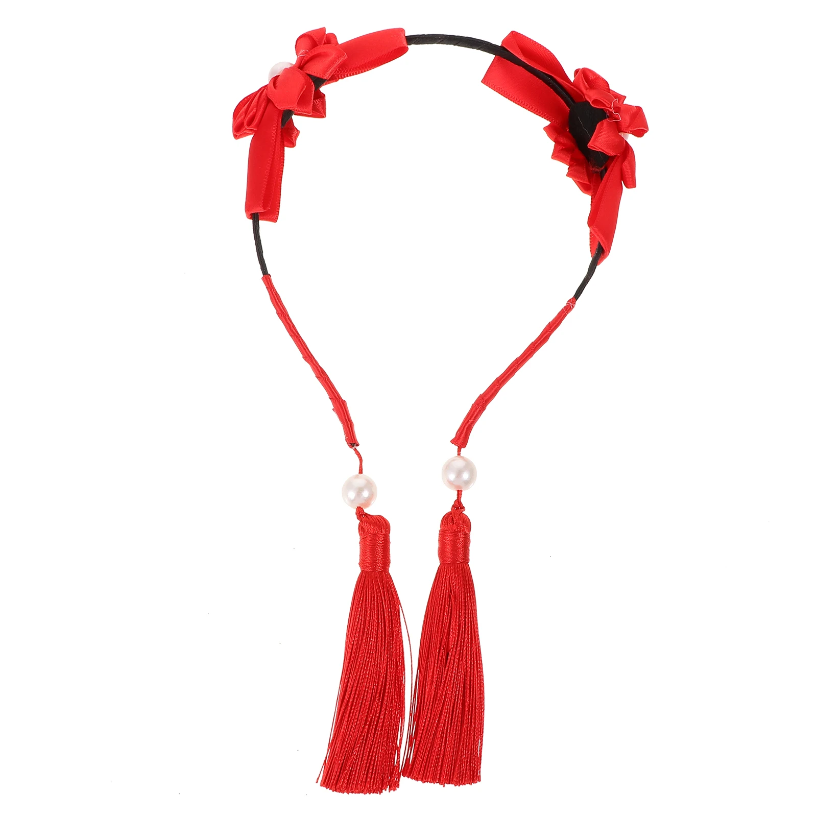 

Flower Headband Kids Hair Hoop Baby Girl Decorations Ethnic Style Party AccessoriesReusable Smooth Hairband Christmas