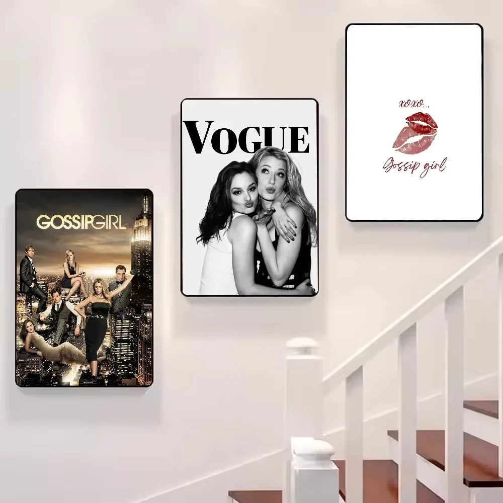المسلسل التلفزيوني الشهير G-Gossip G-Girls فن الحائط الجمالي، ملصق طباعة قماش عالي الدقة، مناسب للمنزل، غرفة المعيشة، ديكور الغرفة