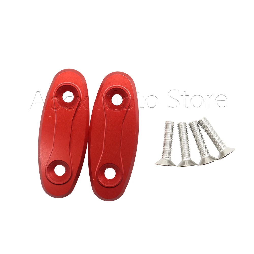 Motorcycle Mirror Hole Cover Mirror Driven Eliminators Plug Decorative Cap For Suzuki GSXR 600 750 Hayabusa GSXR1000 2001-2019