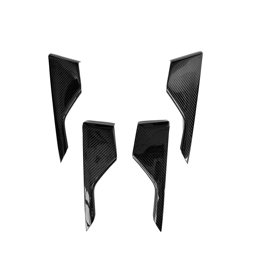 

4pcs Real Dry Carbon Interior Kits Door Trims Door Panel Decoration Cover For BMW X6 G06 2020up