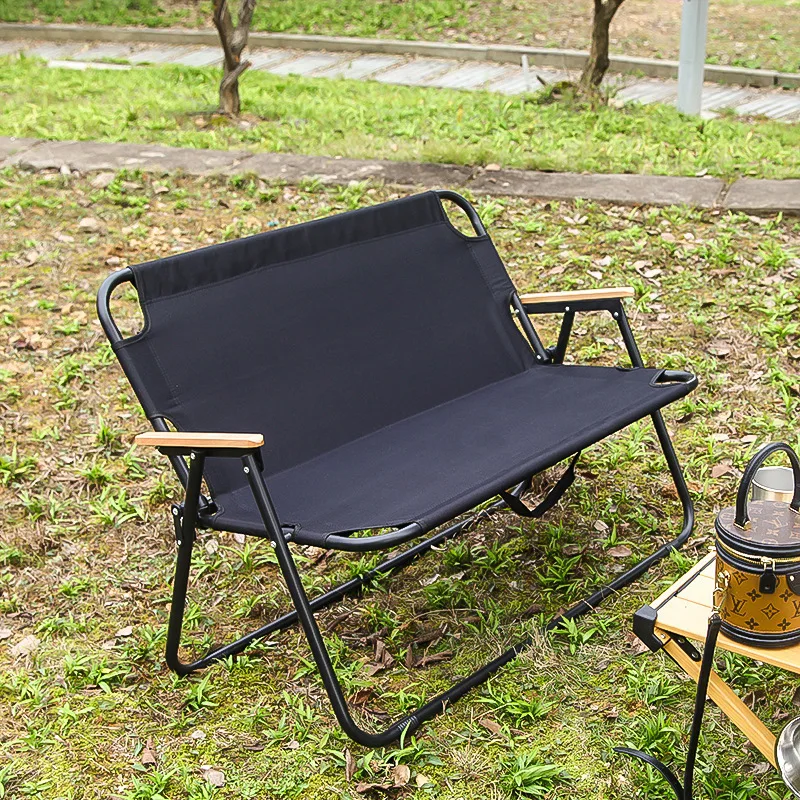 

Twin outdoor folding chair portable breathable oxford cloth