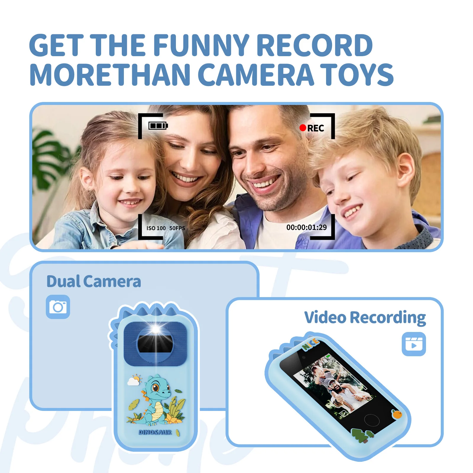 2025 New Kids Smart Phone Toy Toddler Mobile Educational Learning Dual Camera Music Player Toys For Christmas Birthday Gifts