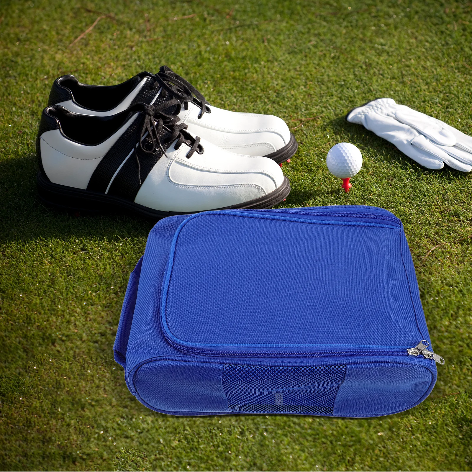 حقيبة حمل أحذية الجولف ذات التهوية ذات سعة كبيرة وخفيفة الوزن وحقيبة سفر للأحذية الرياضية والأنشطة الخارجية ومعدات الجولف #6