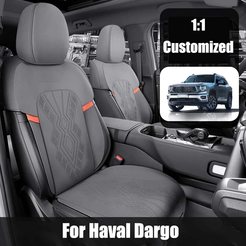 Car Seat Cover Specific Customize for Haval Dargo Suede Breathable Saddle Cushion for Car Seat