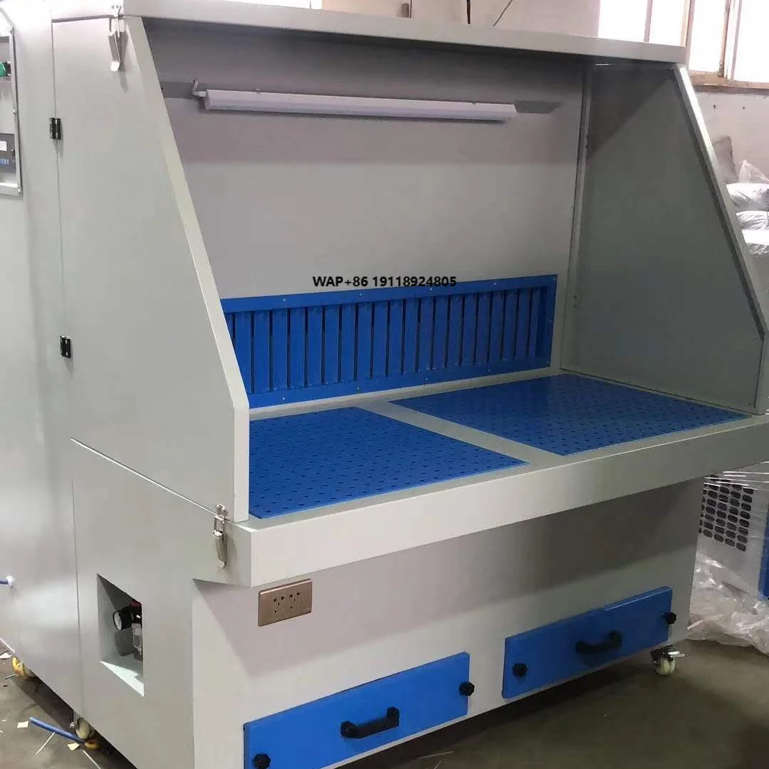 

Portable Industrial Dry Dust Collector with Motor for Cutting Sanding Welding-Downdraft Table