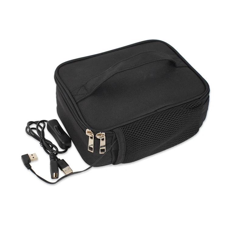 

Factory Price USB Heated Lunch Box Bag Outdoor Bento Thermal Bag