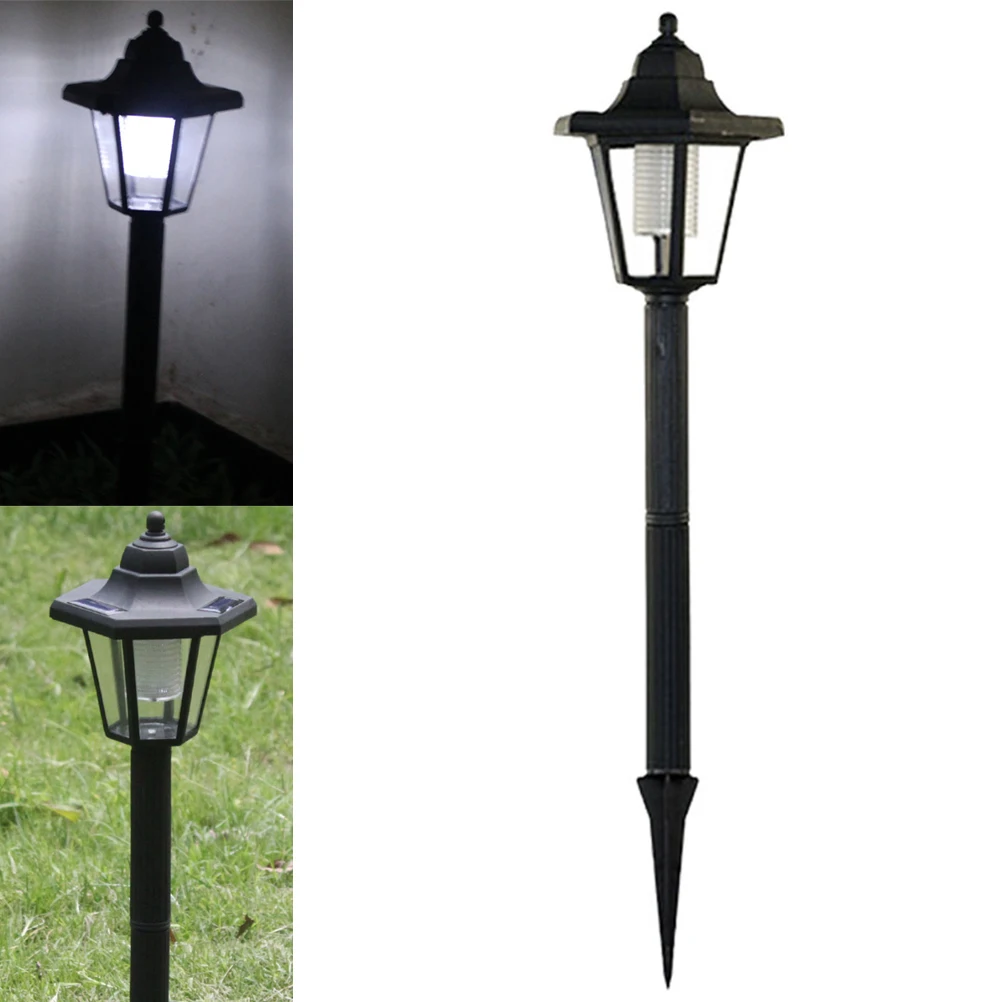 

2 pcs Solar Lawn Lights Large White Outdoor Walkway Backyard Garden Path LED Light Weatherproof Automatic On Off Solar