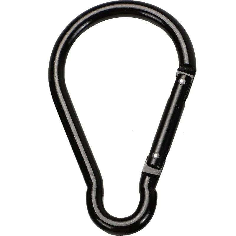 Aluminum Alloy Carabiner Hooks Gourd Shape Non-locking Design Large Hiking Camping Carabiner Quick Link Lock Ring Carabiner Hook