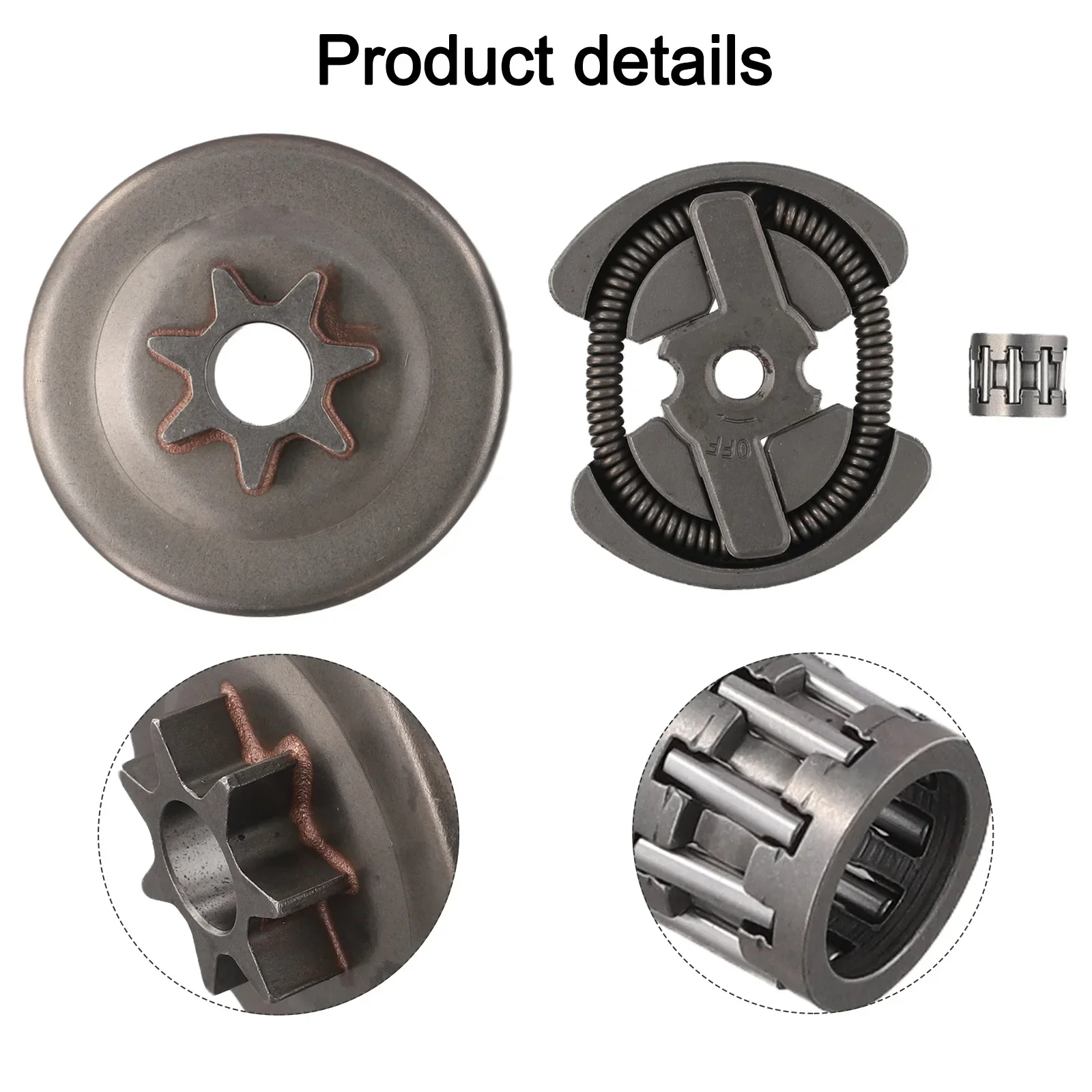 325-7T Sprocket Clutch Drum Kit 7 Teeth For Poulan PP5020AV PP4818A PR5020-967061401 For Craftsman 358350981 Clutch Assembly