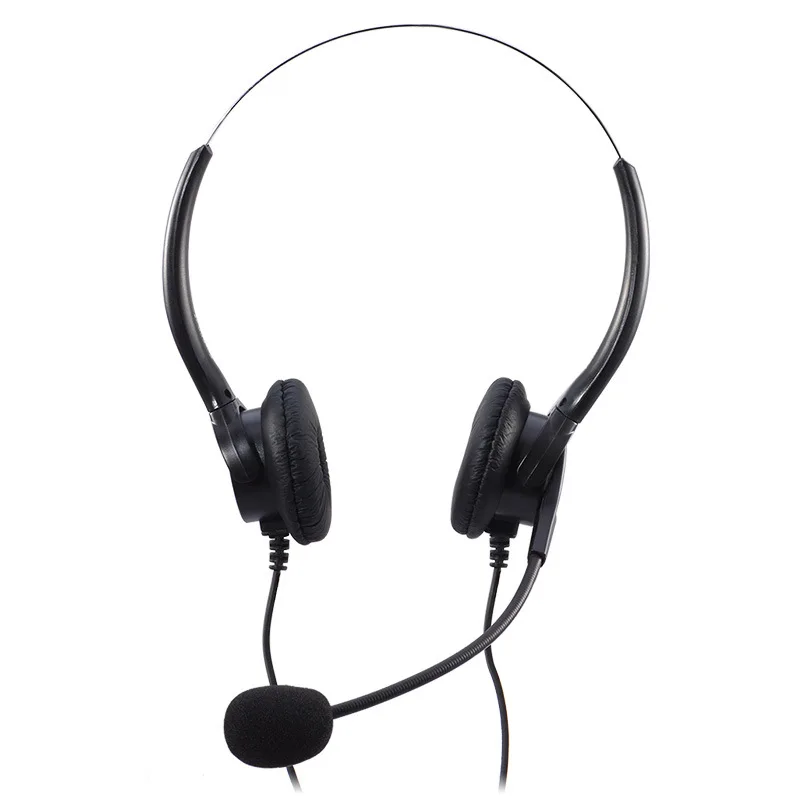 

FOR600D Call Center Operator Headset Computer Phone Landline Customer Service Binaural