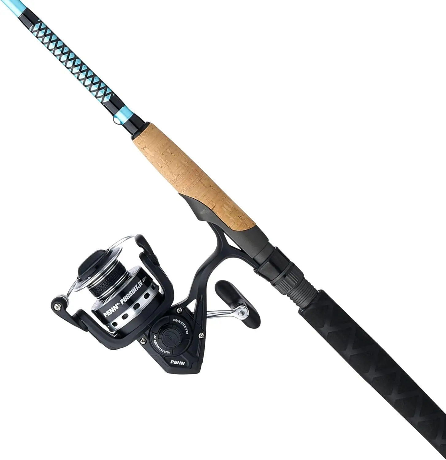 Spinning Fishing Combo with Graphite Inshore Rod and High-Performance Reel for Saltwater Angling