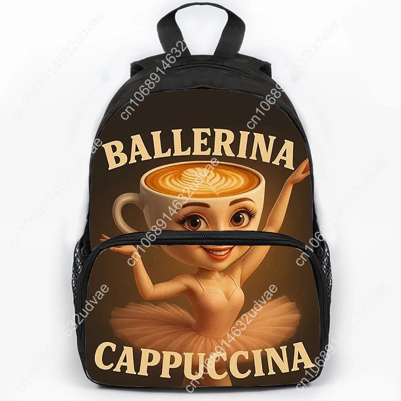 Italian Brainrot Print Backpack School Bags Cartoon Tung Tung Sahur Primary Students Bookbag Boys Girls Rucksack Travel Mochila
