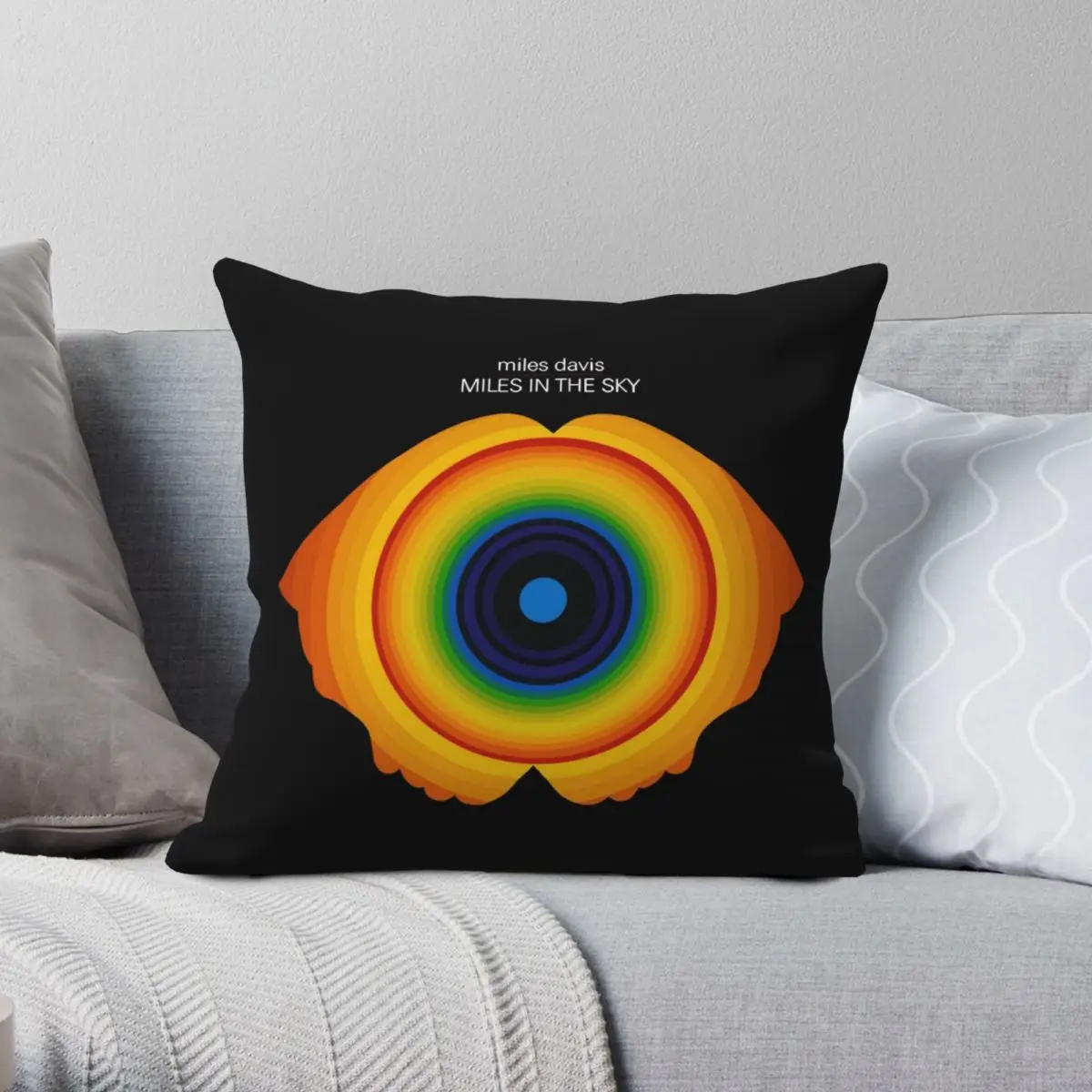 

Sky Pillowcase Polyester Linen Velvet Creative Zip Decor Pillow Case Home Cushion Cover