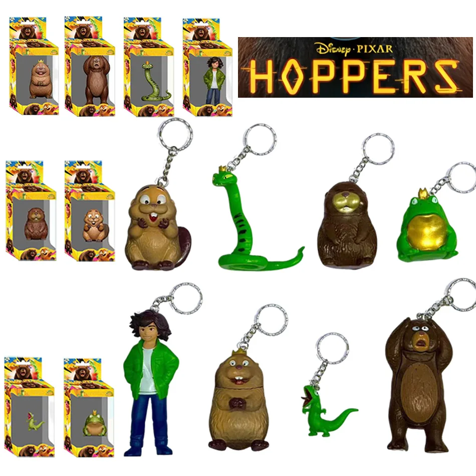 Nuevo Llavero de Anime Hoppers con Figura de Acción de Mabel/King George/Mayor Jerry, Bonito y Divertido, Muñeco de Colección, Juguete, Regalo