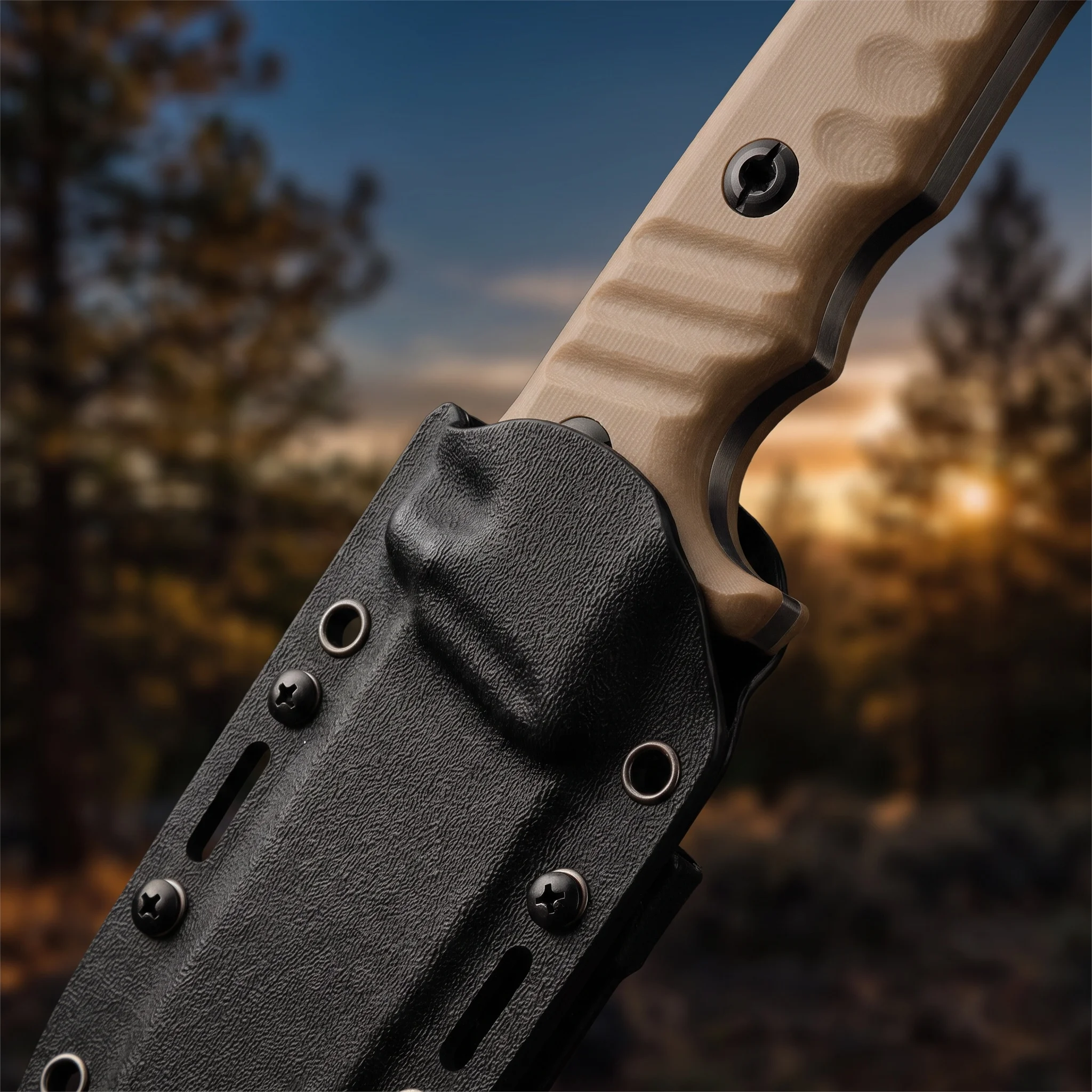 Couteau de randonnée à lame fi - Bushcraft Knife Fixed avis et prix