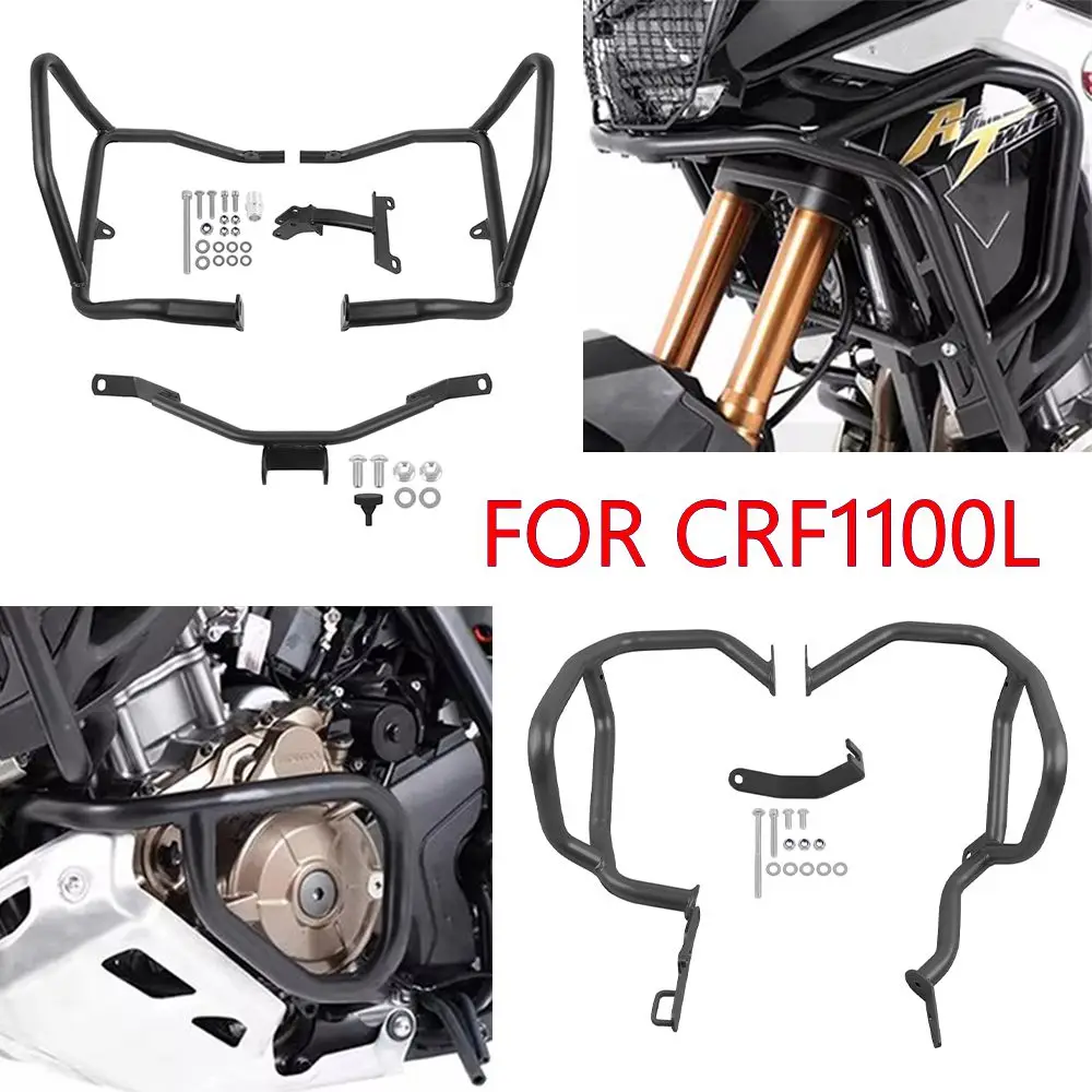 

CRF1100L Motorcycle Engine Guard Crash Bars Fairing Bumper Protector For Honda CRF 1100L CRF 1100 L Africa Twin ADV Sports 24-25