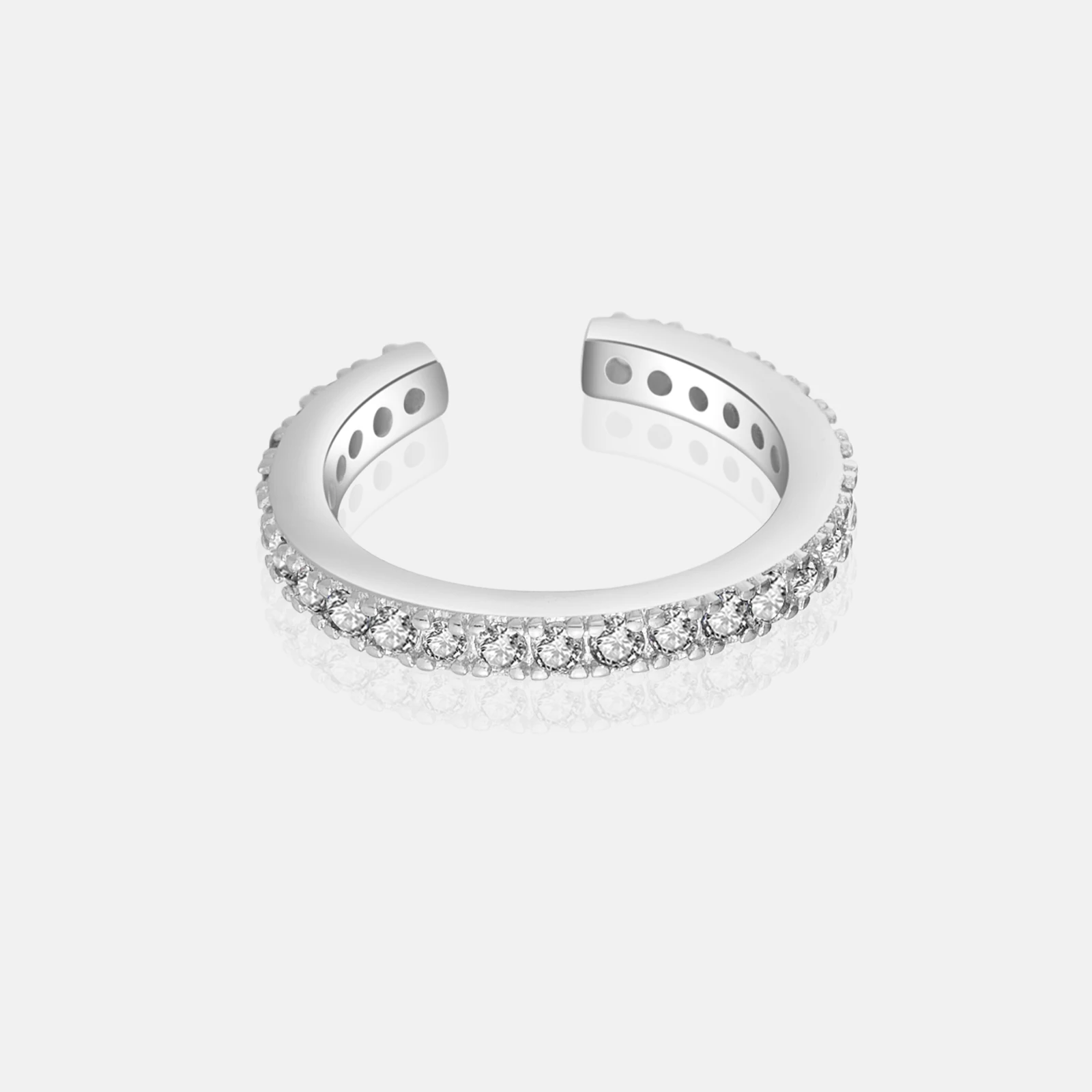 VEWANT Women 925 Sterling Silver CZ Single Earcuff No Piercing Clips Cuff Earring 2026 New Luxury Fine Jewelry Gift