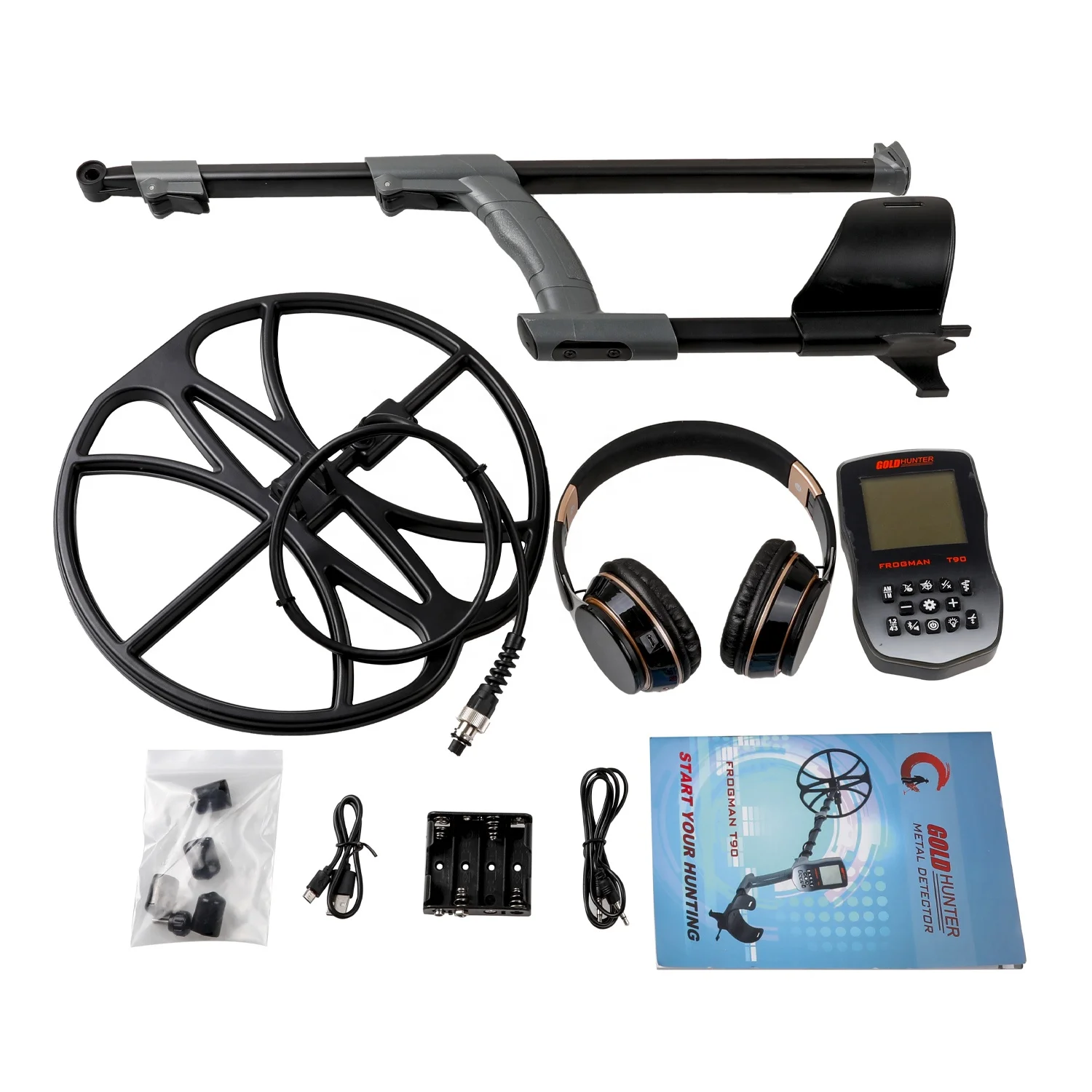 001 Gold Hunter T90 Metal Detector impermeabile Pinpointer Metal Detector subacqueo Metal Detector sotterraneo d'oro