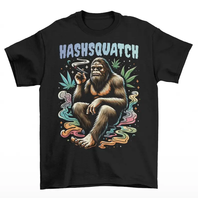 Hashsquatch T-Shirt - Sasquatch Shirt, Cryptid Lover Tee, Cryptozoology Gift