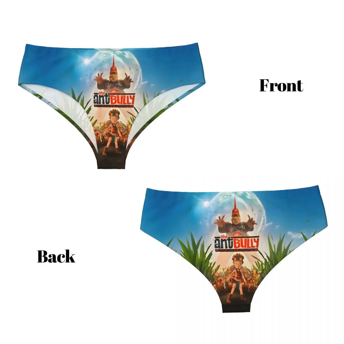 مخصص أنيمي النمل الفتوة فيلم الكرتون سراويل قصيرة المرأة الراحة الخيال مغامرة فيلم كوميدي الملابس الداخلية