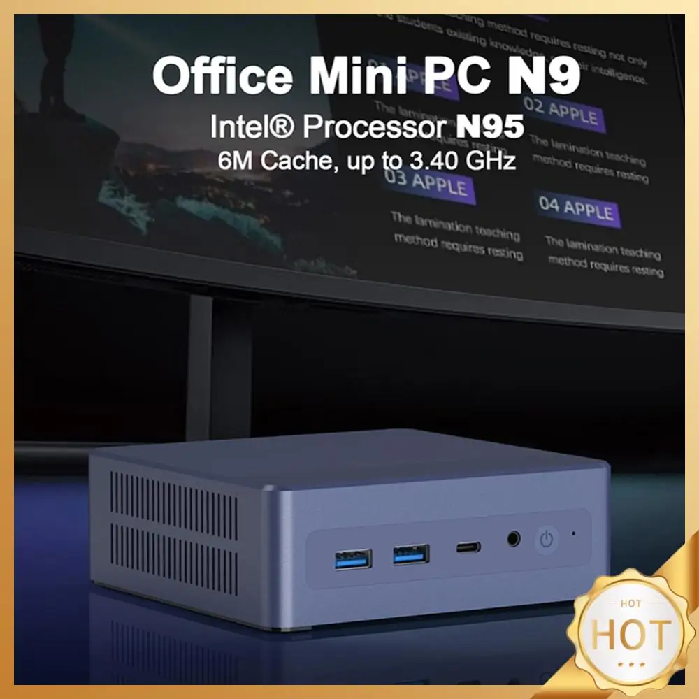 N95 Mini PC Gamer Komputer stacjonarny do gier 1 X DDR4 8 GB RAM 256 GB/512 GB M.2 SSD Windows 11 Pro 2.4G+5.8G WIFI +BT dla domu/biura