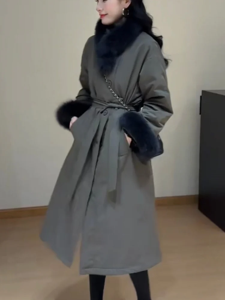 ele-coreen-sle-patchwork-fourrure-femmes-coton-jaet-hiver-faion-design-a-la-mode-minceur-manteau-col-long-sve