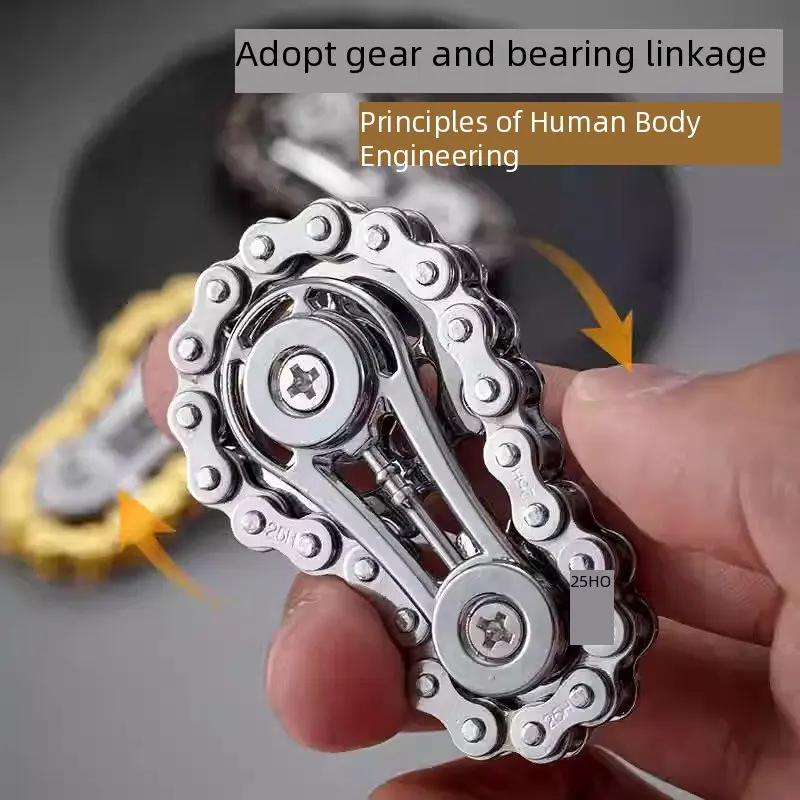 Spinner per catena Gear Fingertip: antistress e divertimento