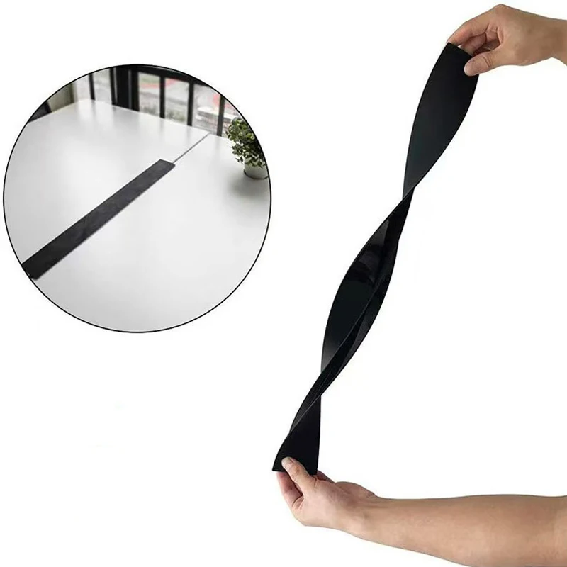 2PCS Silicone T-shaped Gap Sealing Strip Waterproof Oil-proof Easy Clean Cuttable for Kitchen Stove Counter Sink Cabinet