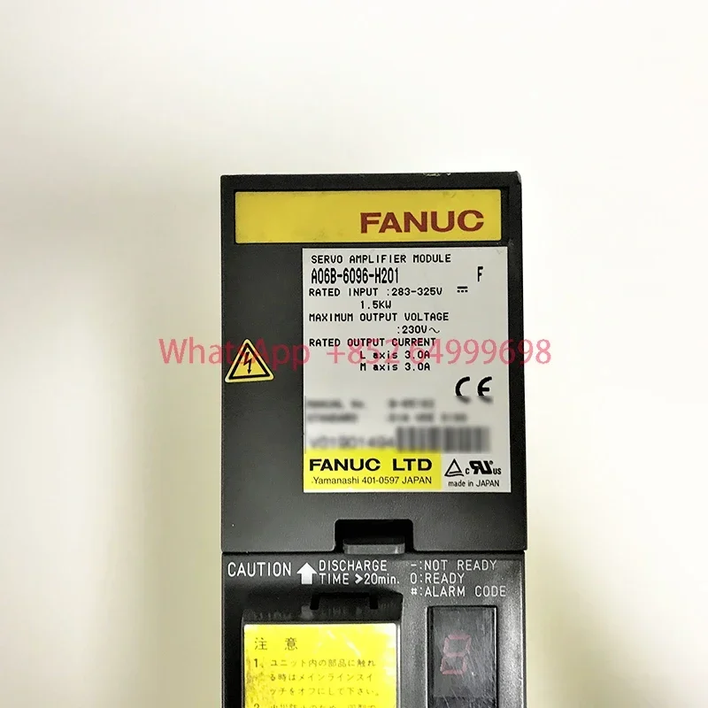

A06B-6096-H201 Used Servo Drive Amplifier Module for CNC System Machine