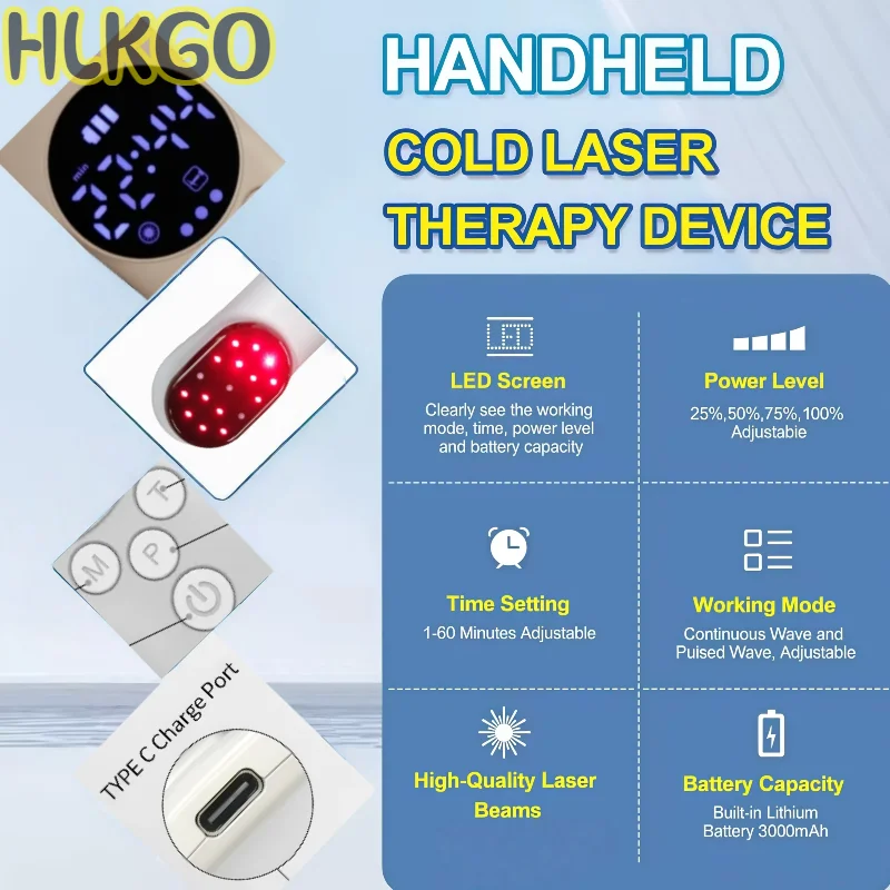 650nm 808nm Dual Wavelength Low Level Laser Therapy Device for Effective Pain Management Non-Invasive