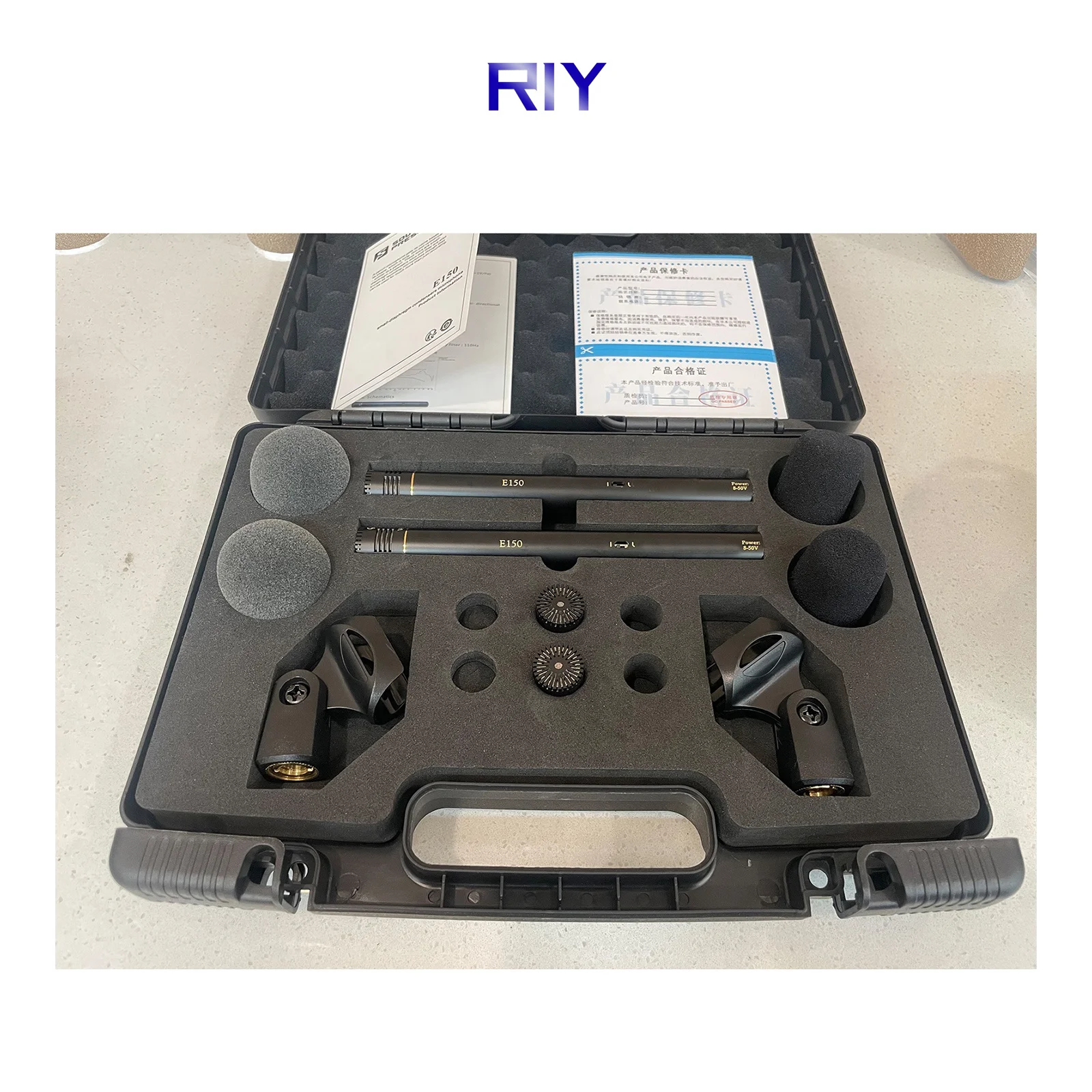 

E150 Metal Drum Microphone Kit Cardioid/Hypercardioid Microphone for Pickup Human and Instrument Voice