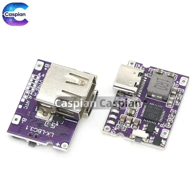 Type-C USB 5V 3.1A Boost Converter Step-Up Power Module IP5310 Mobile Power Bank Accessories With Switch LED Indicator